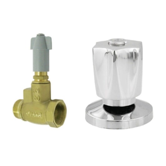 Registro De Pressão Com Canopla Luny C50 Cromado Romar DN20 - Imagem principal - ba23a155-e230-4cd1-aace-519ea6b58940