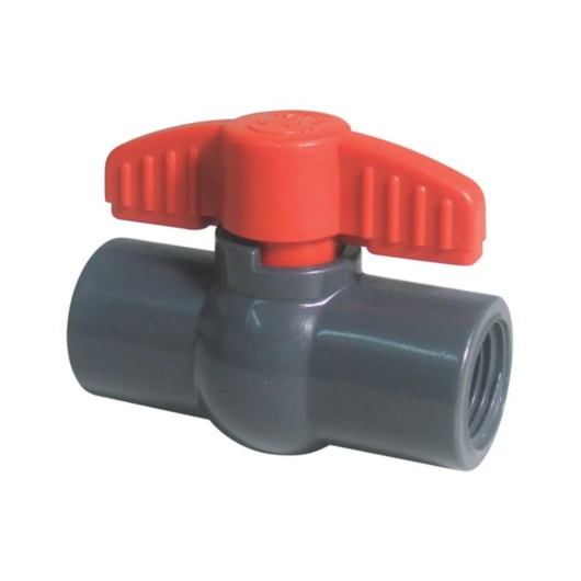 Registro Esfera Plástico Roscável  Japi 1.1/2