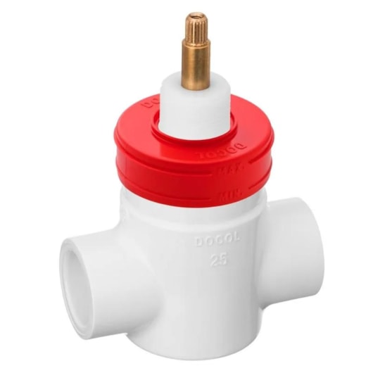 Registro Tipo Gaveta PVC De 25mm 1/4 Volta Basetec Docol - Imagem principal - edb62f4c-ae1e-40d6-b5b8-f41f890aa065