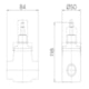 Registro Tipo Gaveta PVC De 25mm 1/4 Volta Basetec Docol - 3442f9c5-245a-47b2-ae77-246ad06bb2f3