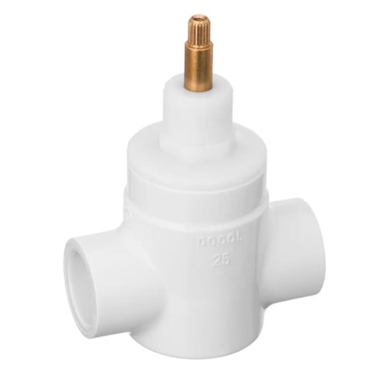Registro Tipo Gaveta PVC De 25mm 1/4 Volta Basetec Docol - Imagem principal - 25da3f5b-3990-4de9-bedb-35c38b580859