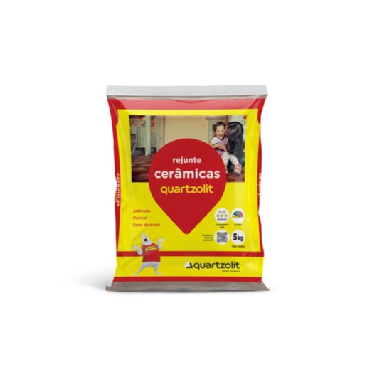 Rejunte Flexível Branco Quartzolit 5kg - Imagem principal - 1e105b4a-7fad-40bc-9aab-14e6bee5e9aa