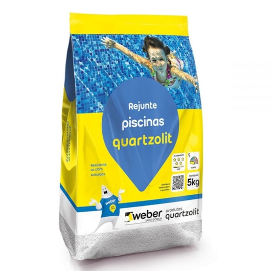 Rejunte Piscinas 5kg Branco Quartzolit - Imagem principal - a8890f5e-cc96-4b6f-848a-21d0d01a0398