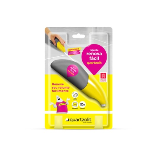 Rejunte Renova Facil Bege Quartzolit 120ml - Imagem principal - 839f1533-7a3b-40cb-817a-e7a94606ddfa