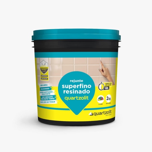 Rejunte Super Resinado Canela Quartzolit Pote 2kg - Imagem principal - 6bfd922e-63f8-485a-9e6a-a61789405c60