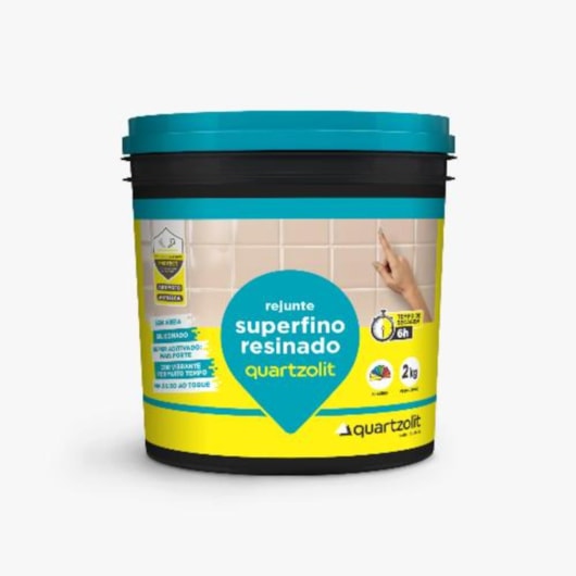 Rejunte Super Resinado Marrom Tabaco Quartzolit Pote 2kg - Imagem principal - 2c28c6b5-759e-492e-b5bb-abe4e0233fa6