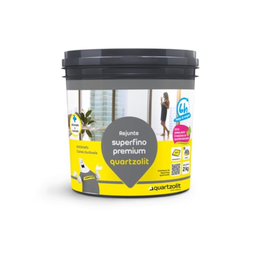 Rejunte Superfino Premium Bege Quartzolit 2kg - Imagem principal - 9297bc43-a78e-4d58-8258-c6e1c9e27264