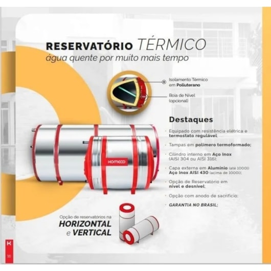 Reservatório Térmico Solar Baixa Pressão A304 Inox Komeco 600L - Imagem principal - bd2d0253-124e-45c3-9647-5541bb1c3307