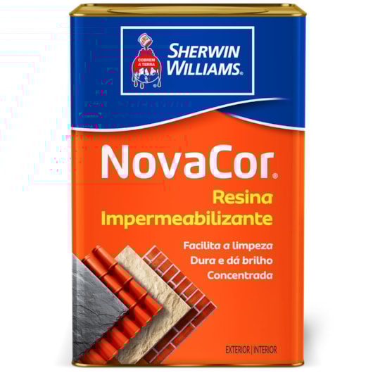 Resina Impermeabilizante NovaCor Sherwin Williams 18L - Imagem principal - 8f8bfe73-21f7-411e-8e6b-c0d1f870d4c3