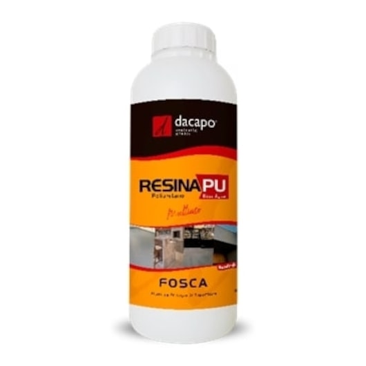 Resina PU Poliuretano Transparente À Base De Água Fosco Dacapo 1l - Imagem principal - 358bab99-f755-4864-9c23-e03313026cbf