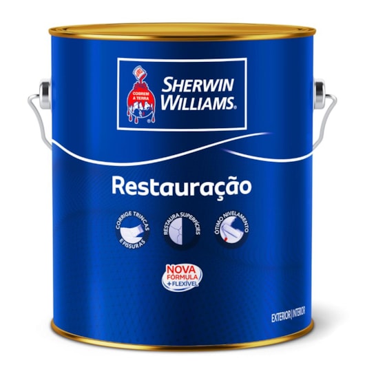Restauração Complemento Acrilica Flexível Sherwin Williams 3,6L - Imagem principal - 28e3f355-40ad-4d45-8f5e-18b43d1ca4b5