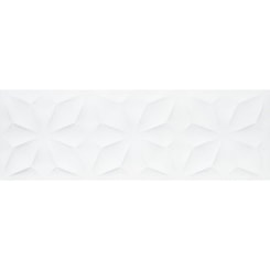 Revestimento 30x90,2cm Retificado Ins Lux White Acetinado Roca