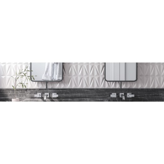 Revestimento 32x59cm Retificado Ludo White Acetinado Incepa - Imagem principal - 7bf67a8d-8897-42f4-9de2-56c89df9258d