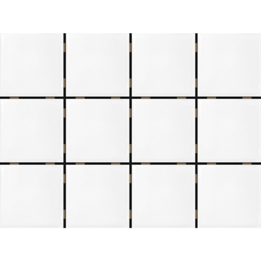 Revestimento 7,5x7,5cm Galeria Branco Mesh Brilhante Eliane - Imagem principal - 470eb74d-6e17-4cdd-aa63-8a87252235fe