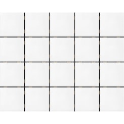 Revestimento 7,5x7,5cm Galeria Branco Mesh Brilhante Eliane