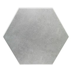 Revestimento Atlas Om-15209 Sirius Hexagonal Mate 22,3x22,3cm Cimento Retificado 