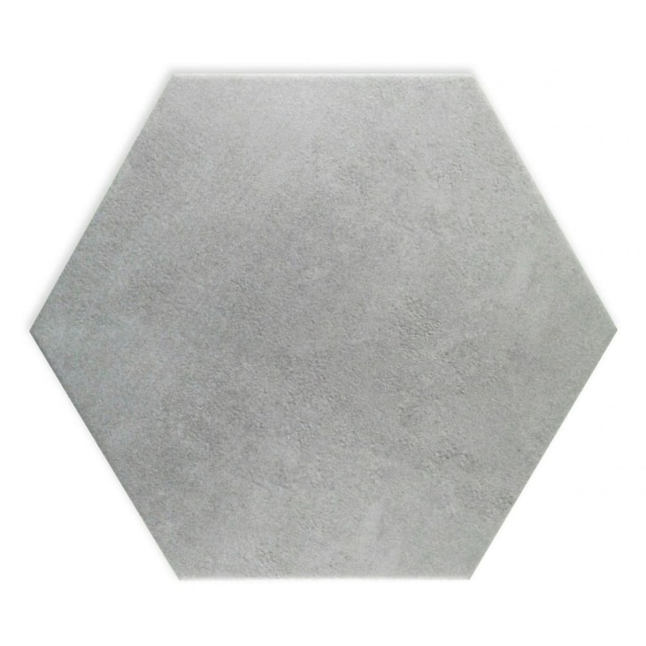 Revestimento Atlas Om-15209 Sirius Hexagonal Mate Cimento 22,3x22,3cm Retificado 