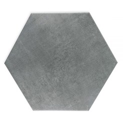 Revestimento Atlas Om-15210 Rigel Hexagonal Mate Cimento 22,3x22,3cm Retificado 