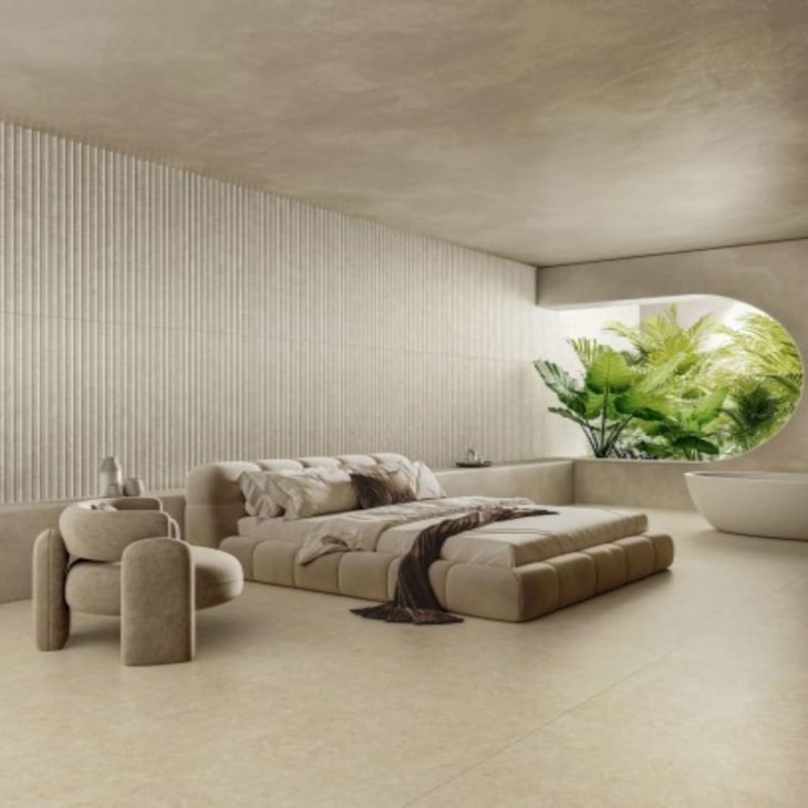 Revestimento Biancogres Canel Cannes Beige Acetinado 45x90cm Retificado