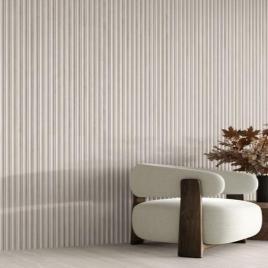 Revestimento Biancogres Flut Travertino Tivoli Acetinado 45x90cm Retificado - Imagem principal - dd231c21-1e0c-4ca2-875f-35dc10a0625f