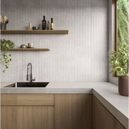 Revestimento Biancogres Ripa Marmo Grigio acetinado 45x90cm Retificado - Imagem principal - b3fa8aa9-f46c-4b8a-8ed9-f30f82597ba4