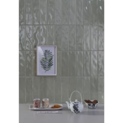 Revestimento Bold Prisma Matcha Brilhante A Eliane 7x25cm