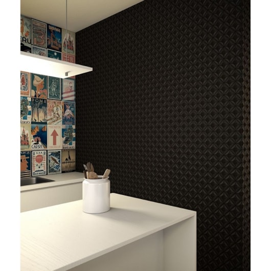 Revestimento Ceusa Dália Nero Acetinado 43,7x63,10cm Retificado - Imagem principal - 570f17c7-721e-4587-86a6-91dc76185754