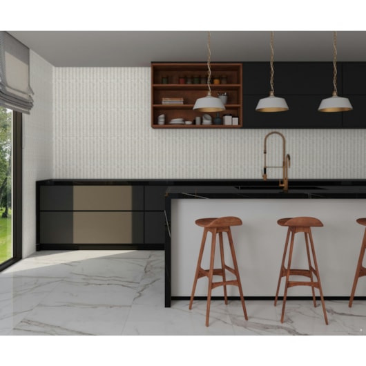 Revestimento Ceusa Escama Brie Acetinado 43,7x63,10cm Retificado - Imagem principal - 9632aadf-f3fb-4db7-96ed-12b913ee9ad2