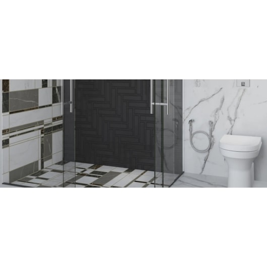 Revestimento Ceusa Invertido Preto 25 8,2x25,7cm Bold - Imagem principal - 15b3a09b-dc71-4c42-89de-84ab0935c5fb