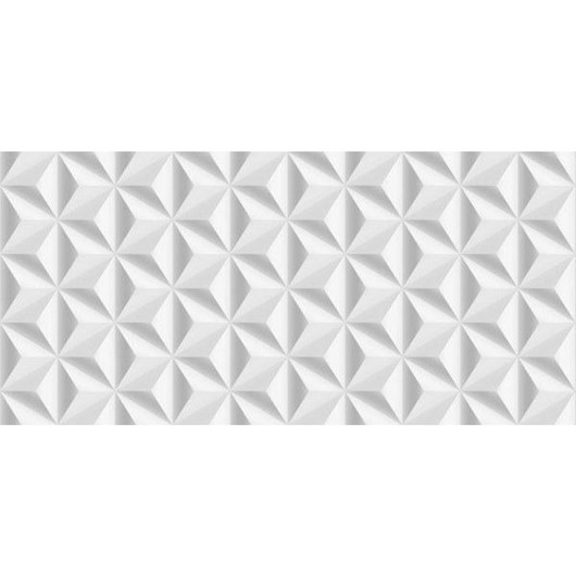 Revestimento Ceusa Nuance Pirâmide Brilhante 43,2x91cm Branco Retificado  - Imagem principal - 1db7d4f9-3e46-4e64-bd08-40edf5300a80