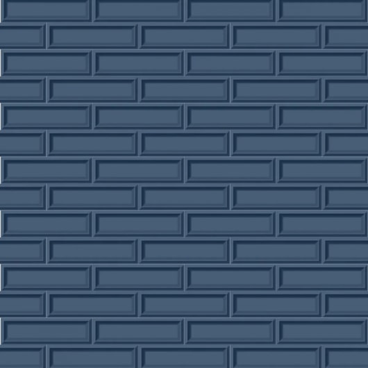 Revestimento Ceusa Tijolet Invertido Azul Brilhante 82,4X25,7cm Bold - Imagem principal - 488dbc8a-2395-44c0-a9f1-0996b65747d7