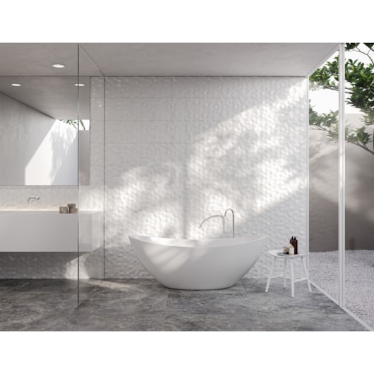 Revestimento Crystal White Mate Incepa 30X90,2Cm - Imagem principal - 1a5610c9-b750-49b0-b82a-f8993154de9b