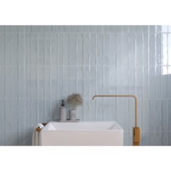 Revestimento Decortiles Fatto Glacial Brilhante 30x90cm Retificado