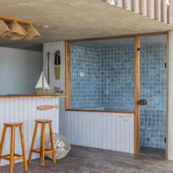 Revestimento Decortiles Minas Azul Mesh Mate 10x10cm Bold