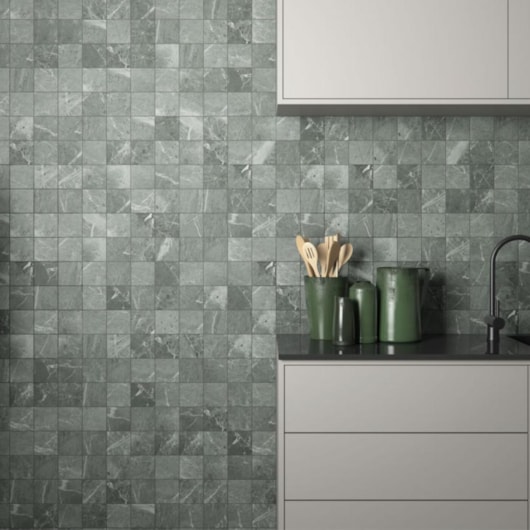 Revestimento Decortiles Minas Verde Mesh Mate 10x10cm Bold - Imagem principal - 055423dd-4e5d-4780-85d6-4f5e19e203f5
