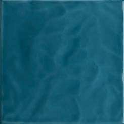 Revestimento Eliane Azul Mar Onda Brilhante 20x20cm Bold