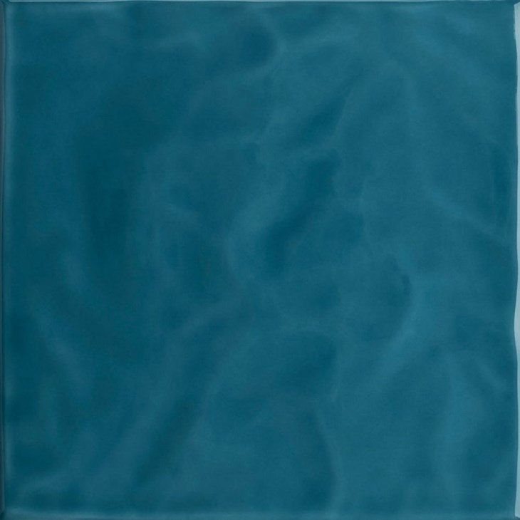 Revestimento Eliane Azul Mar Onda Brilhante 20x20cm Bold