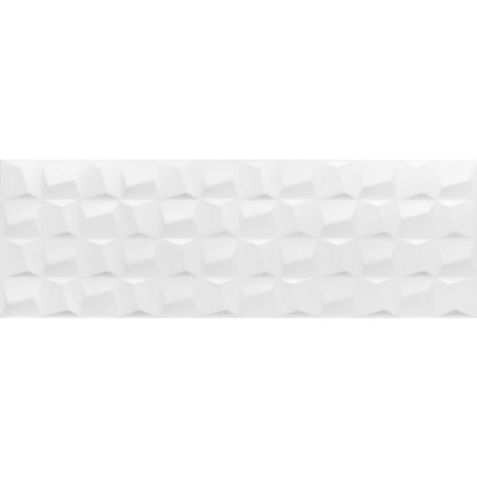 Revestimento Eliane Cubic White Acetinado 30x90cm Branco Retificado  - Imagem principal - f0946245-64c7-4d0f-97c8-8001721b6708