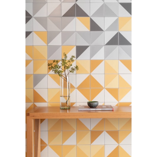 Revestimento Eliane Decor Bauhaus Mix Amarelo Acetinado 14,5x14,5cm - Imagem principal - 9c3c673f-d171-492f-83c8-2809cad7e6f1
