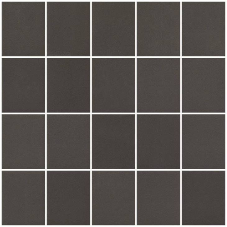 Revestimento Eliane Neutral Carbono Mesh Brilhante 7,5x7,5cm Bold