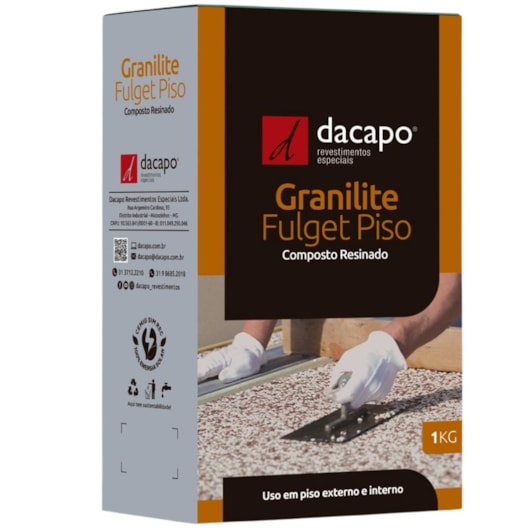 Revestimento Fulget Piso Composto Resinado Dacapo - Imagem principal - 19085a00-c23e-4d83-a745-2eb1cca4fcbb