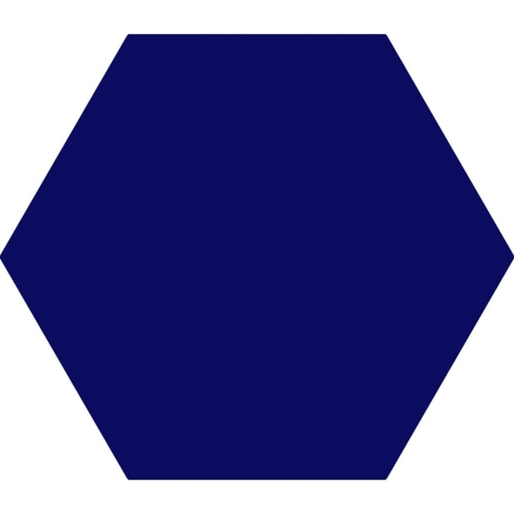 Revestimento Hexagonal Para Fachada 22,8x22,8cm Blue Ceral