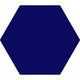 Revestimento Hexagonal Para Fachada 22,8x22,8cm Blue Ceral - 37c95158-8fba-4184-b318-af1232f8e856
