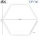 Revestimento Hexagonal Para Fachada 22,8x22,8cm Branco Ceral - 1a5e022e-fb29-493b-9398-8d8e3b7f3908