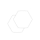 Revestimento Hexagonal Para Fachada 22,8x22,8cm Branco Ceral - 28492eaa-0d69-45fa-9a48-d74ada36a5cd