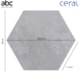 Revestimento Hexagonal Para Fachada 22,8x22,8cm Cimento Soft Ceral - e8ce429f-d6c0-4249-bf29-c9a0276229aa