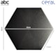 Revestimento Hexagonal Para Fachada Connect Black Ceral - 8679a0bb-d854-4e21-bc16-68bedd8bbc54