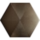 Revestimento Hexagonal Para Fachada Connect Brown Ceral - 41a010d4-6f2a-46d6-bd2b-90b5a73c1cbf