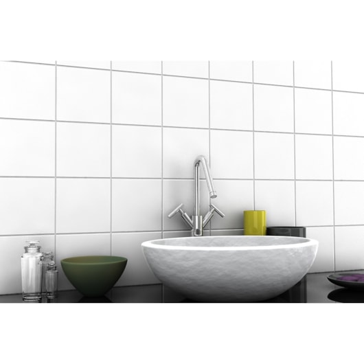 Revestimento Para Fachada 15,5x15,5cm White Acetinado Ceral - Imagem principal - 1289d4a8-c3b0-4a83-8615-700cd13a3f14