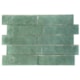 Revestimento Para Fachada Ceral Brick Aquarela Esmeralda Brilhante 7,5x25cm - 81a3c003-58f6-4998-a297-0964e442f621